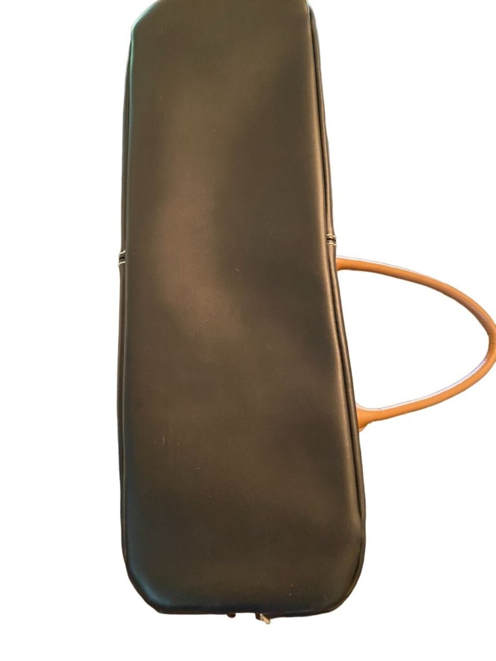 Marc Fisher Red Satchel Bag Black Bottom Structured Handbag Zip Top - Picture 10 of 10